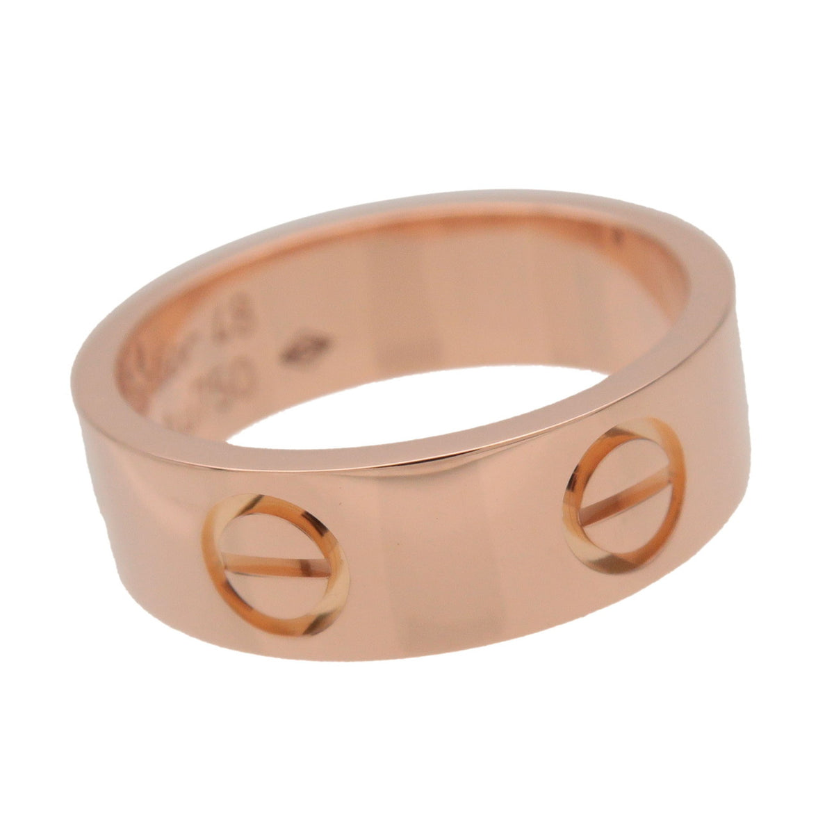 Cartier Love Ring K18 750PG Rose Gold #49 US4.75 EU48.5 HK10
