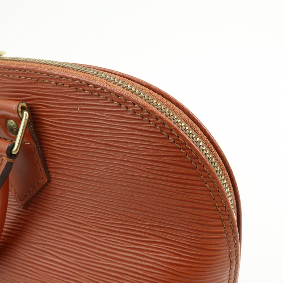 Louis Vuitton Epi Alma PM Leather Hand Bag Kenya Brown M52143