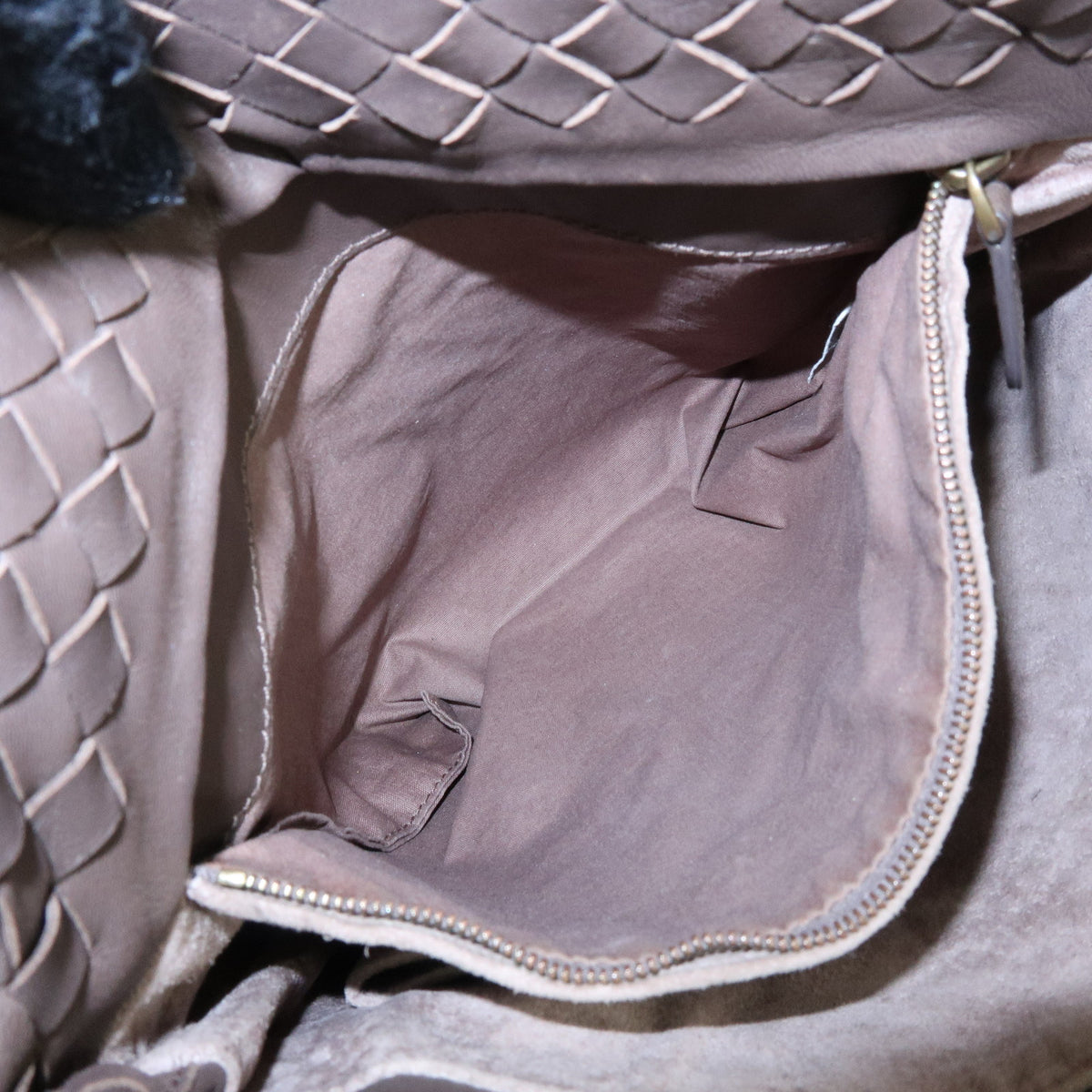 BOTTEGA VENETA Intrecciato Leather Shoulder Crossbody Bag Brown 179330