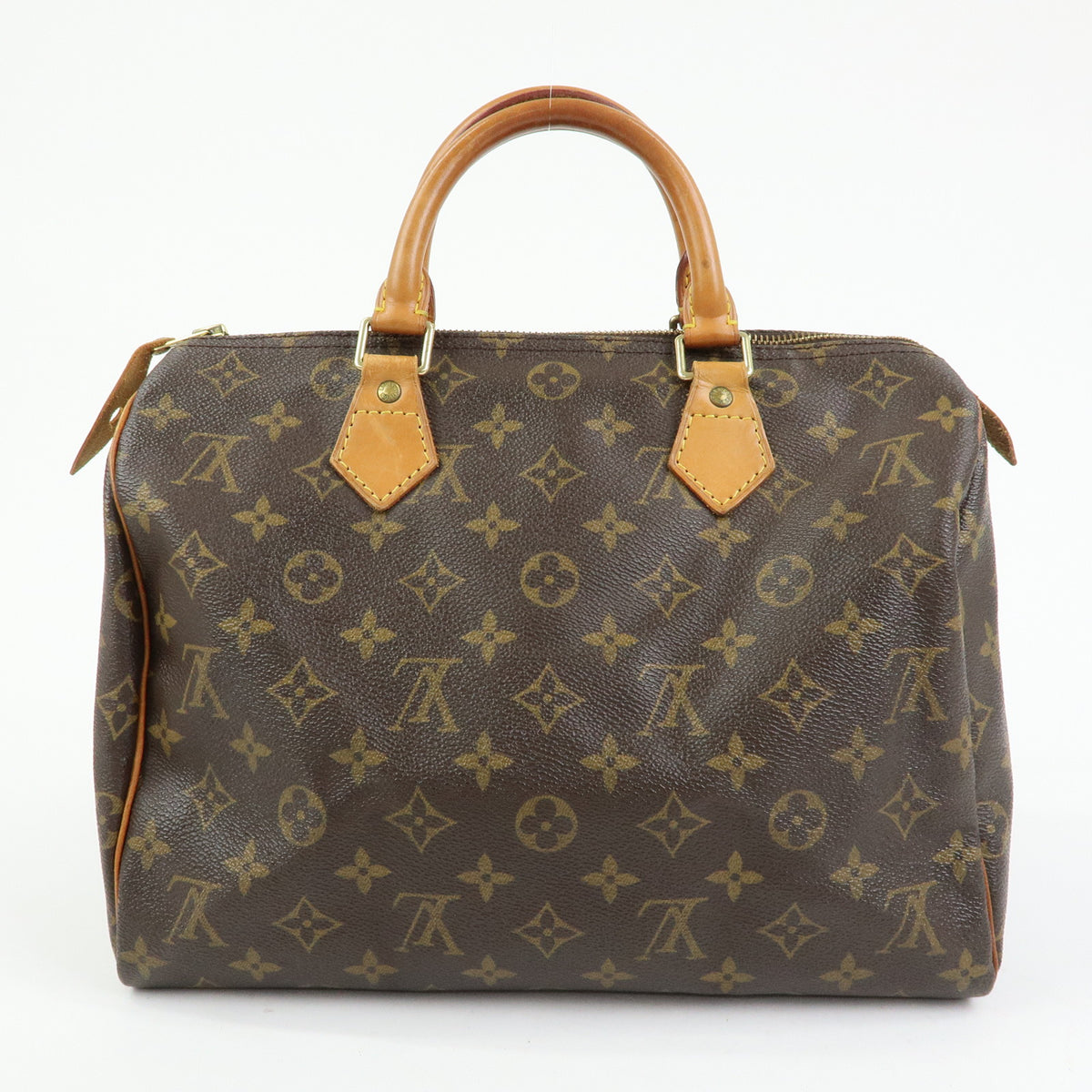 Louis Vuitton Monogram Speedy 30 Boston Bag Hand Bag Brown M41526