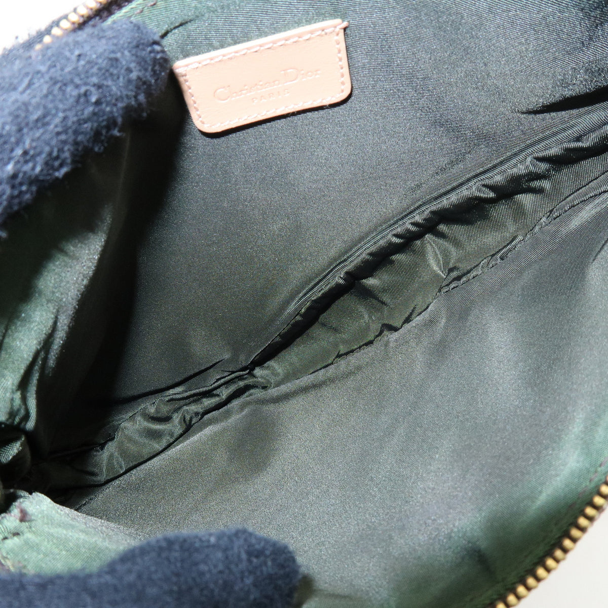 Christian Dior Saddle Pouch Trotter Jacquard Canvas Shoulder Bag