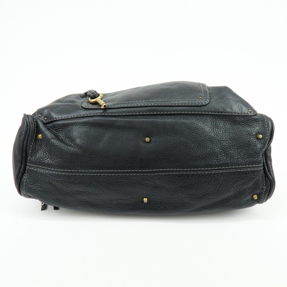 Chloe Paddington Leather Hand Bag Shoulder Bag Black