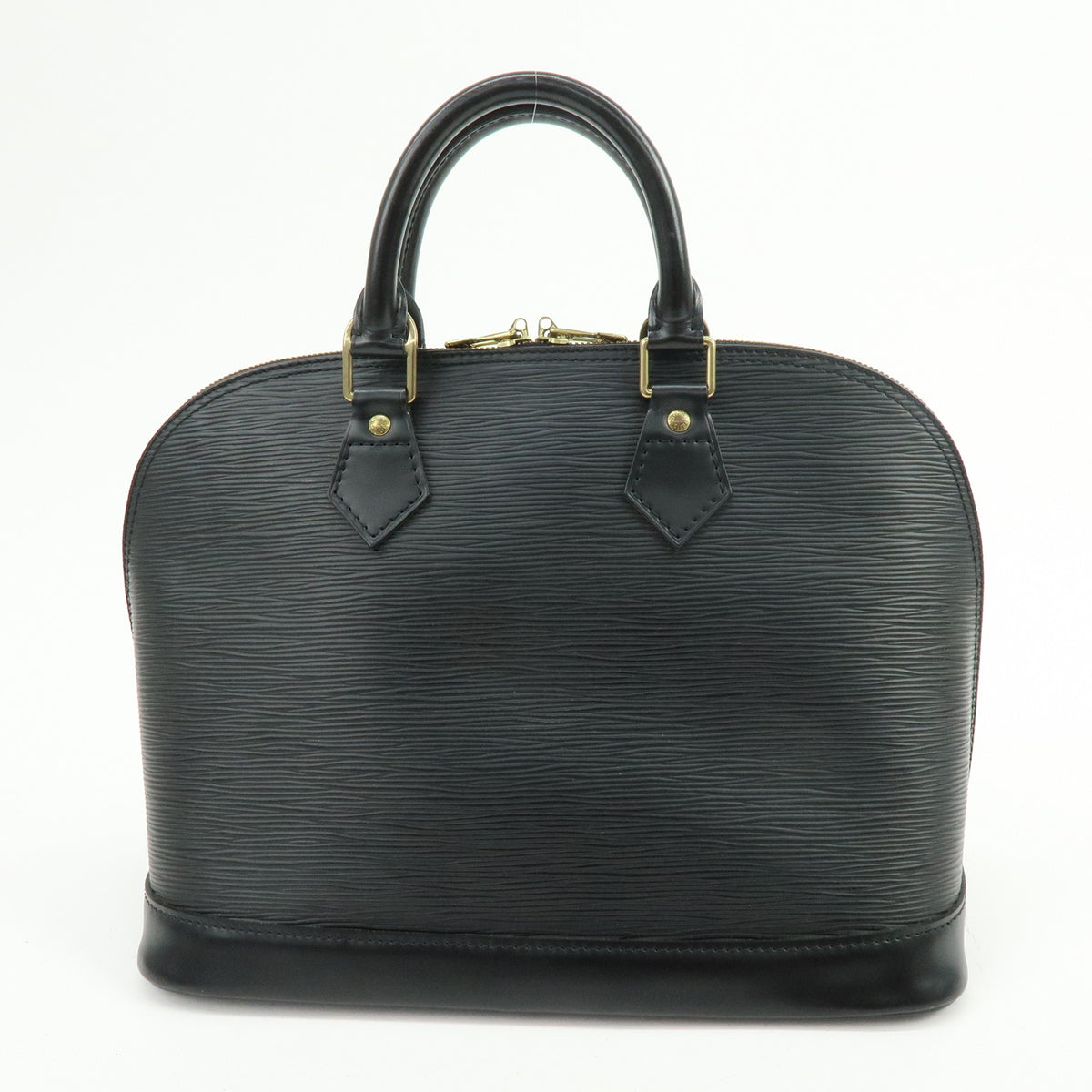 Louis Vuitton Epi Alma PM Leather Hand Bag Noir Black M52142