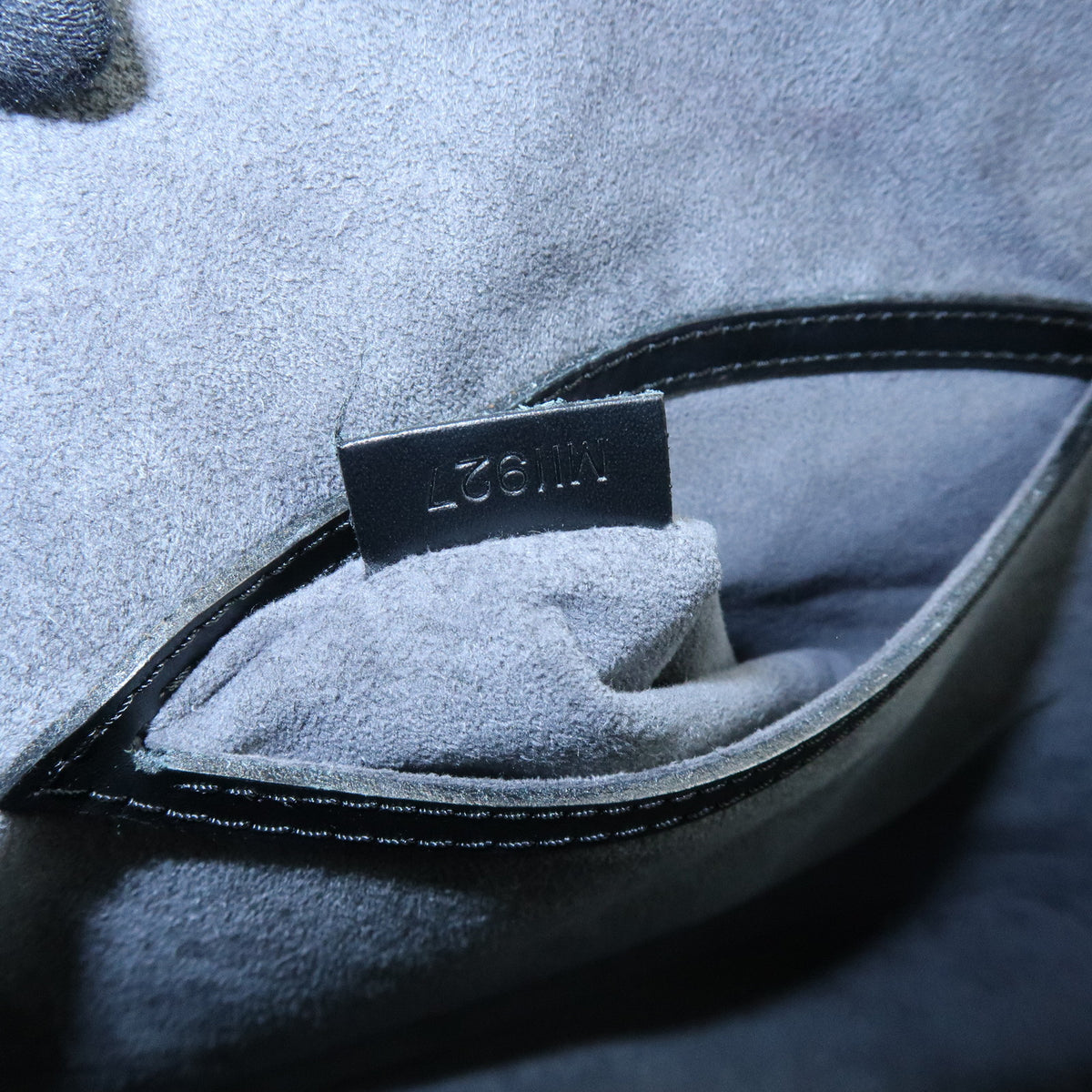Louis Vuitton Epi Alma Leather Hand Bag Noir Black M52142