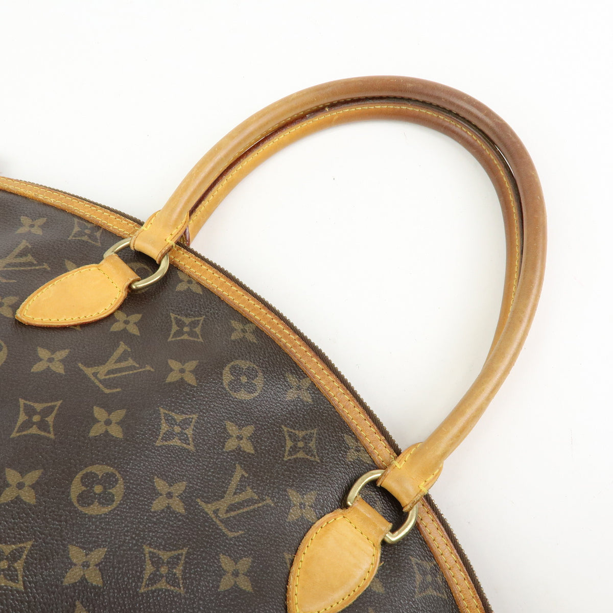 Louis Vuitton Monogram Lockit Horizontal Shoulder Bag Brown M40104