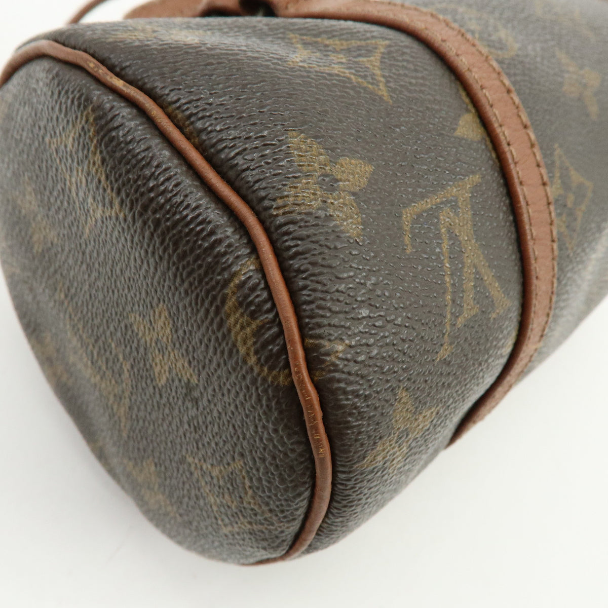 Louis Vuitton Monogram Papillon 22 Canvas Leather Hand Bag Brown M51367