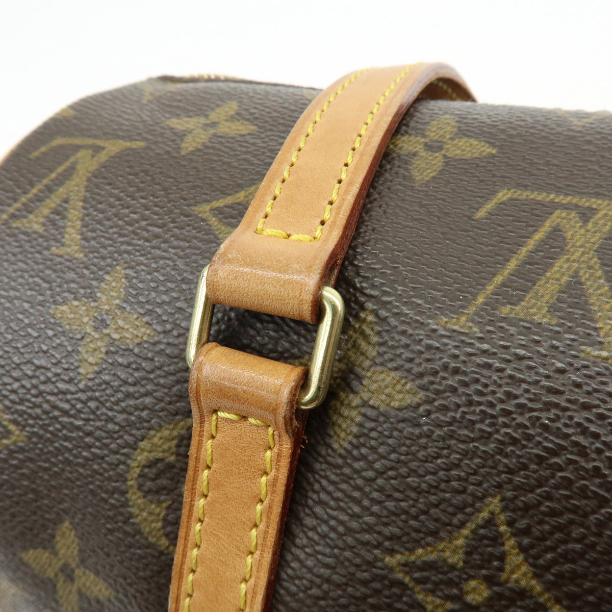 Louis Vuitton Monogram Papillon 26 Hand Bag Old Style Brown M51366