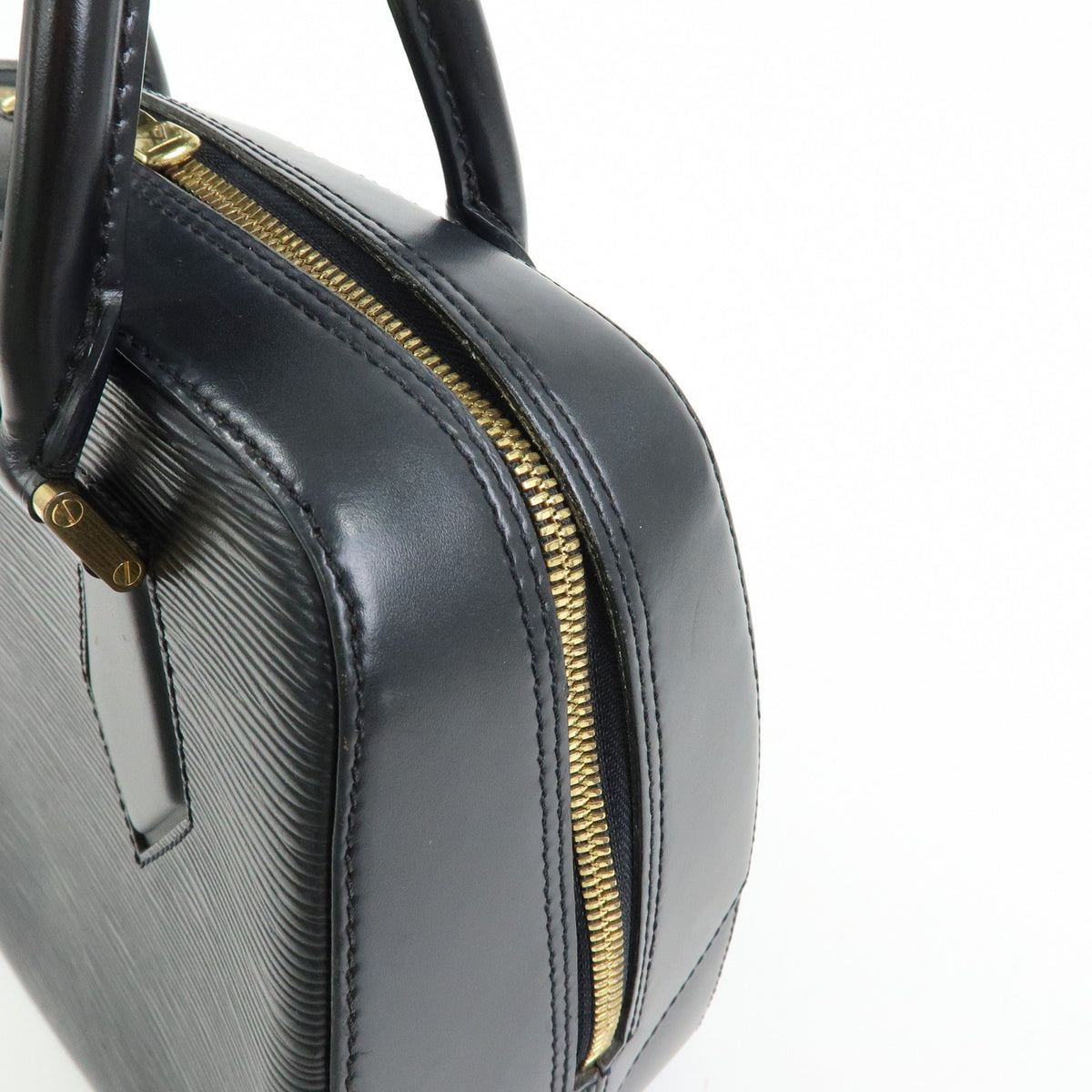 Louis Vuitton Epi Sablons Leather Hand Bag Noir Black M52042