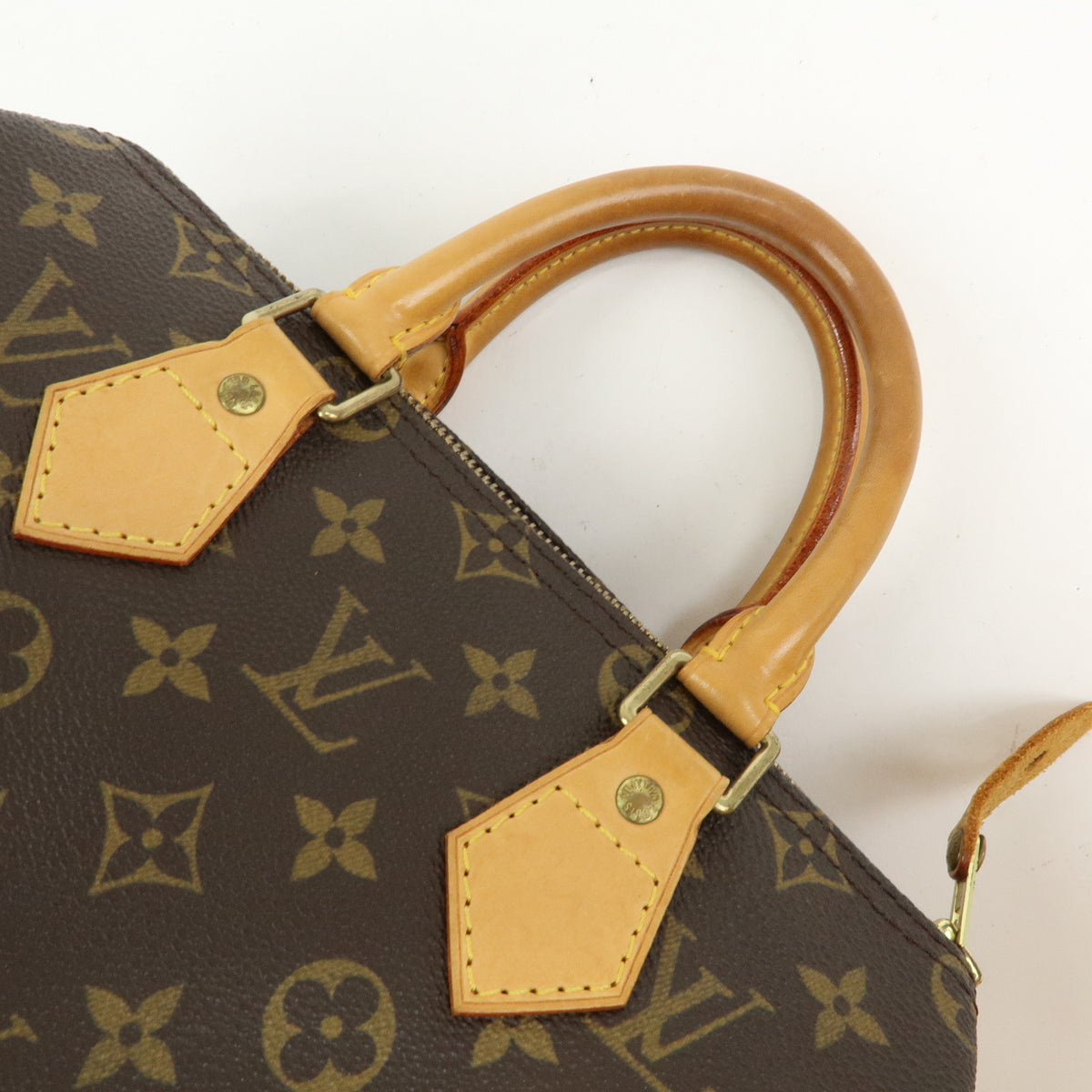 Louis Vuitton Monogram Speedy 25 Boston Bag Hand Bag Brown M41528