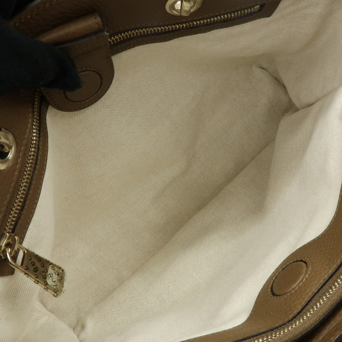 GUCCI Bamboo Shopper Medium Leather 2Way Bag Shoulder Bag 323660