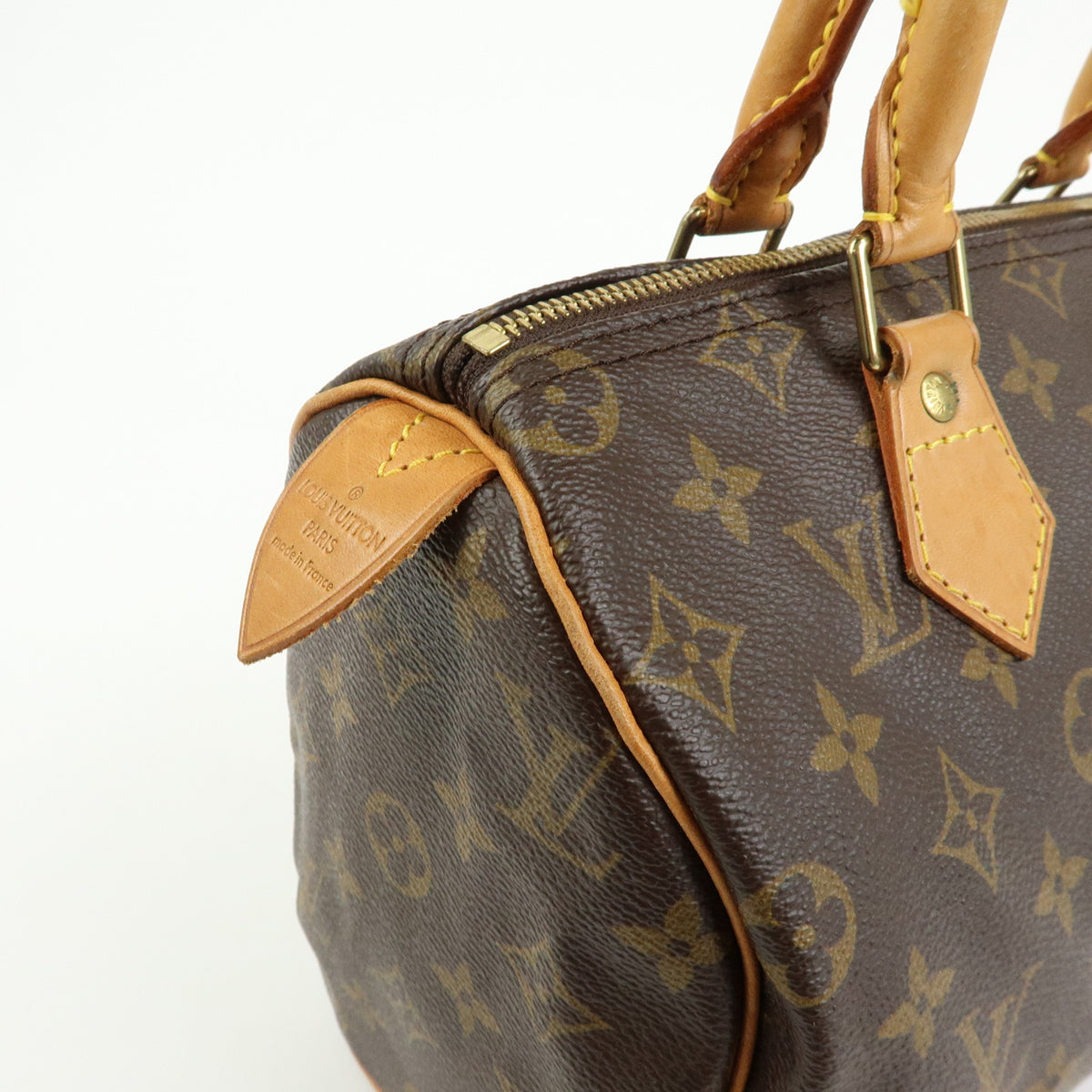 Louis Vuitton Monogram Speedy 25 Boston Bag Hand Bag Brown M41528