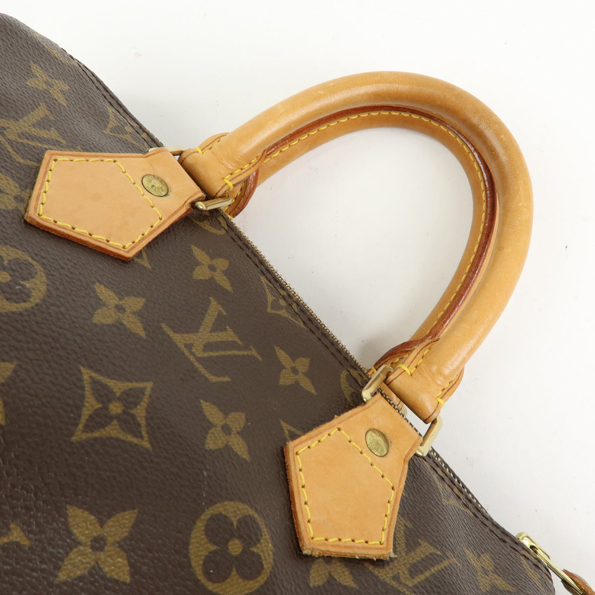 Louis Vuitton Monogram Speedy 25 Boston Bag Hand Bag Brown M41528