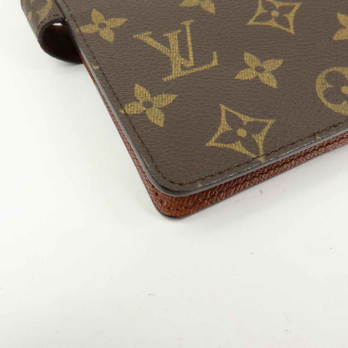 Louis Vuitton Monogram Agenda MM Planner Cover Brown R20105