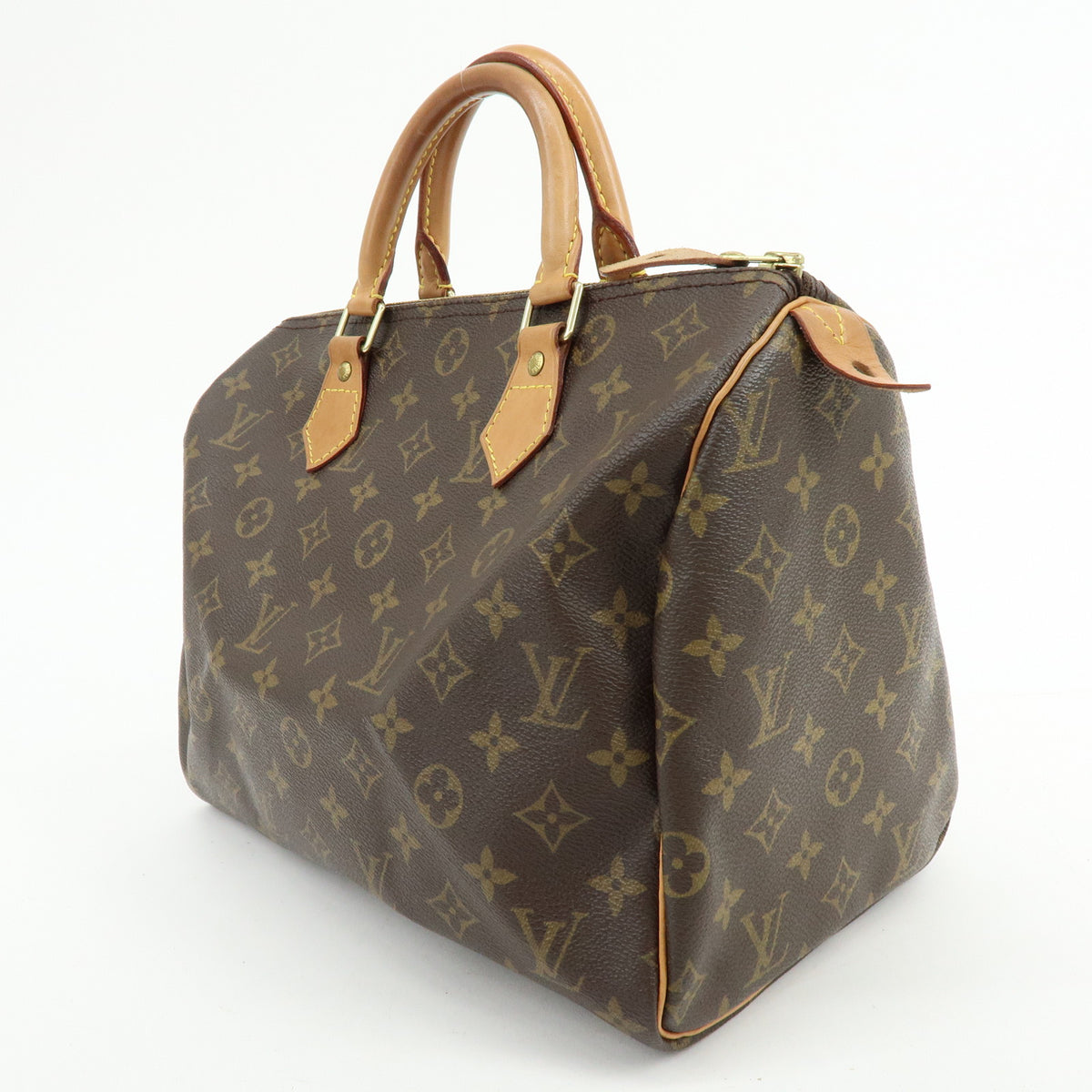 Louis Vuitton Monogram Speedy 30 Boston Bag Hand Bag Brown M41526