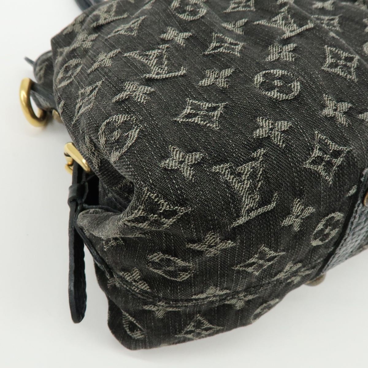 Louis Vuitton Monogram Denim Neo Cabby GM Hand Bag Noir M95352