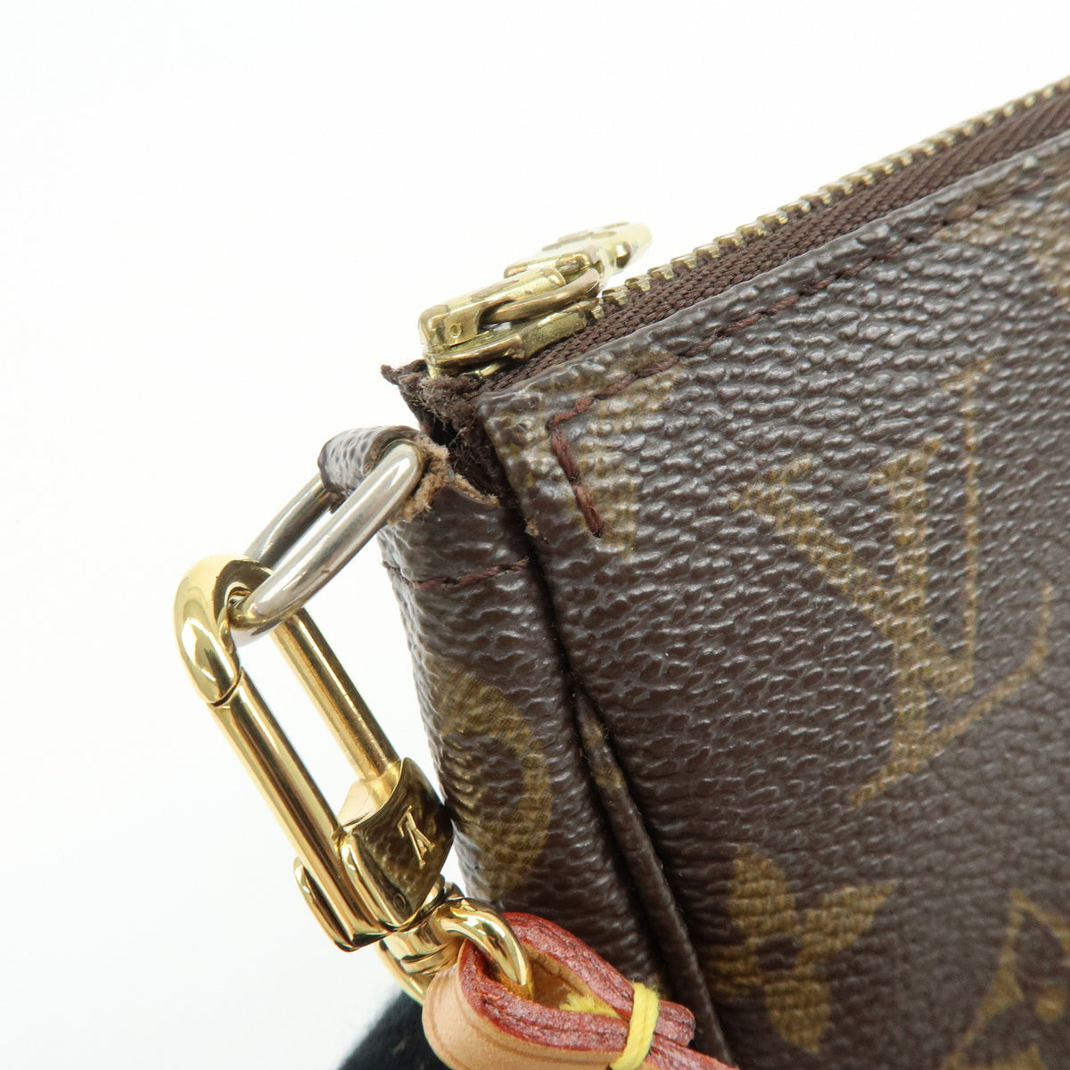 Louis Vuitton Monogram Pochette Accessoires Pouch Hand Bag M51980