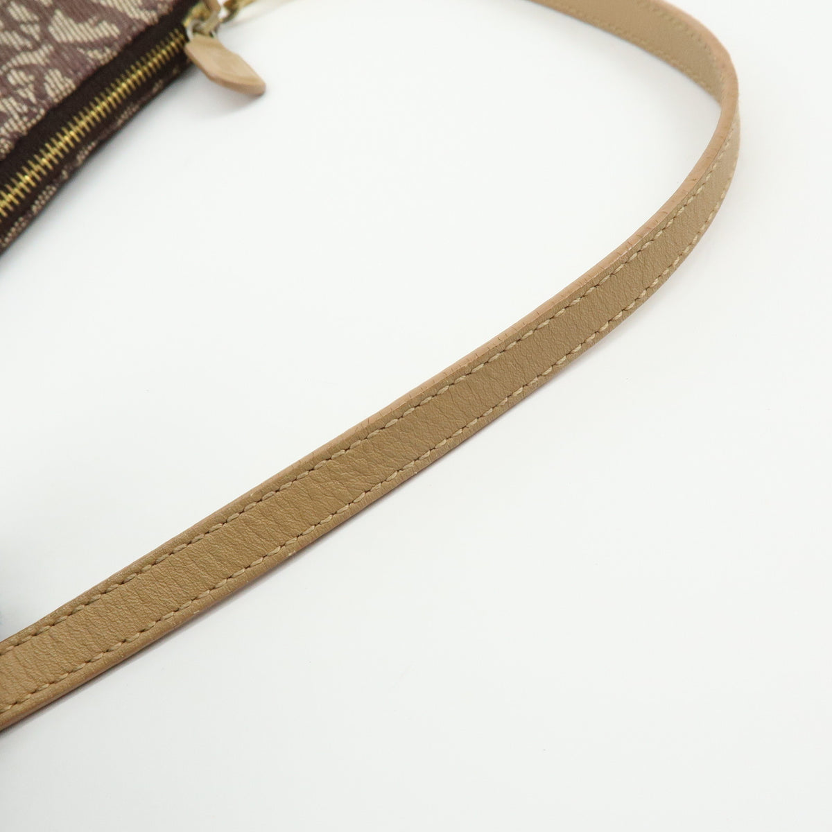 Christian Dior Saddle Pouch Trotter Jacquard Canvas Shoulder Bag