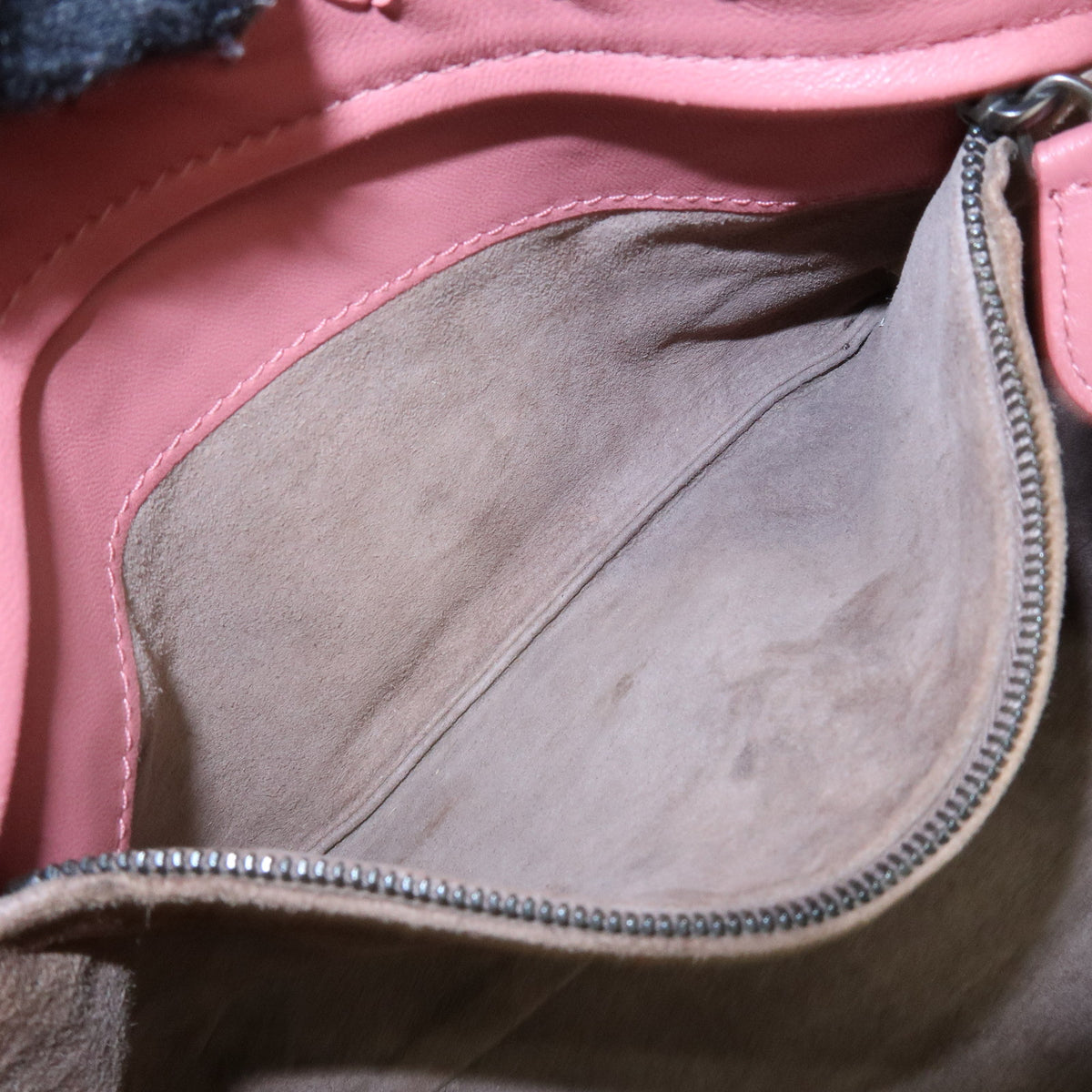 BOTTEGA VENETA Intrecciato Leather Hand Bag Shoulder Bag Pink