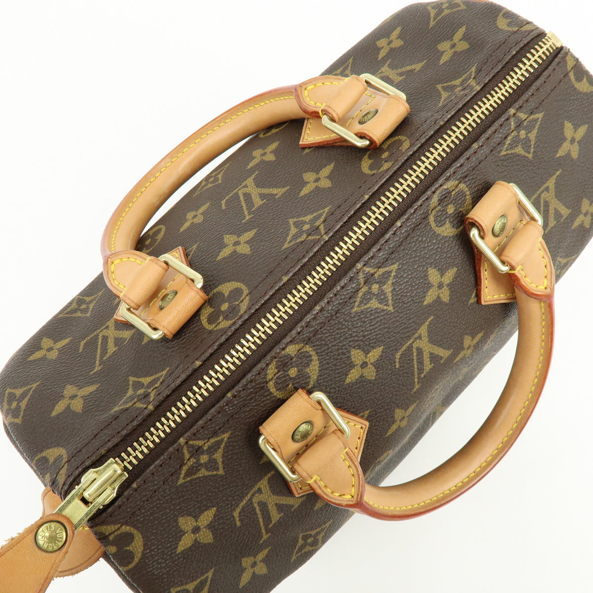 Louis Vuitton Monogram Speedy 25 Boston Bag Hand Bag Brown M41528