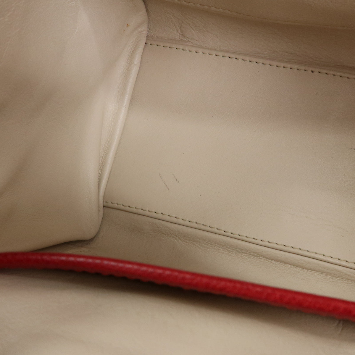 Valextra Babila Leahter Mini Boston Bag Hand Bag Red