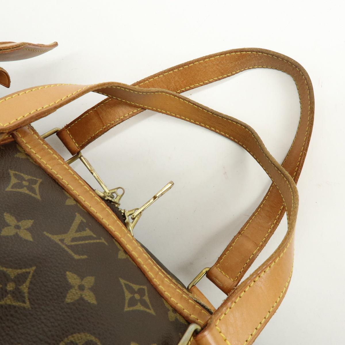 Louis Vuitton Monogram Sac Souple 55 Boston Bag Brown M41622
