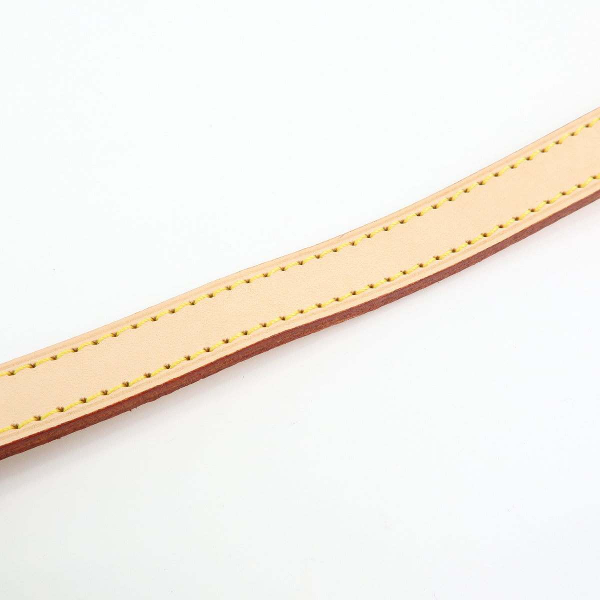 Louis Vuitton Leather Shoulder Strap 120cm 1.6cm Natrual J00144