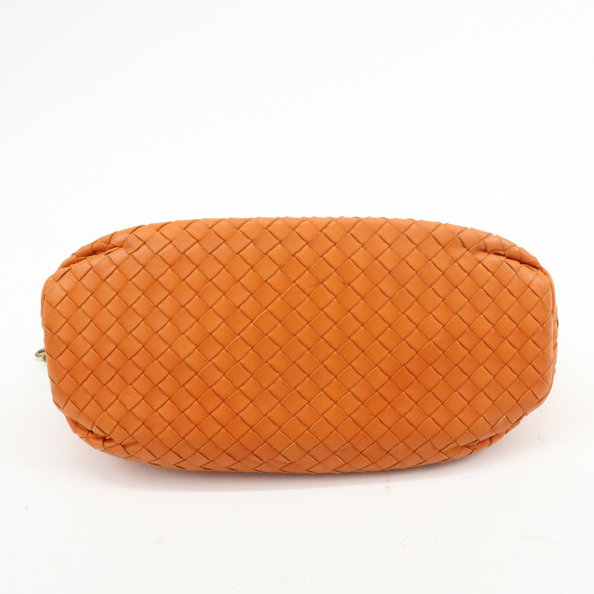BOTTEGA VENETA Intrecciato Leather Shoulder Crossbody Bag Orange 192661