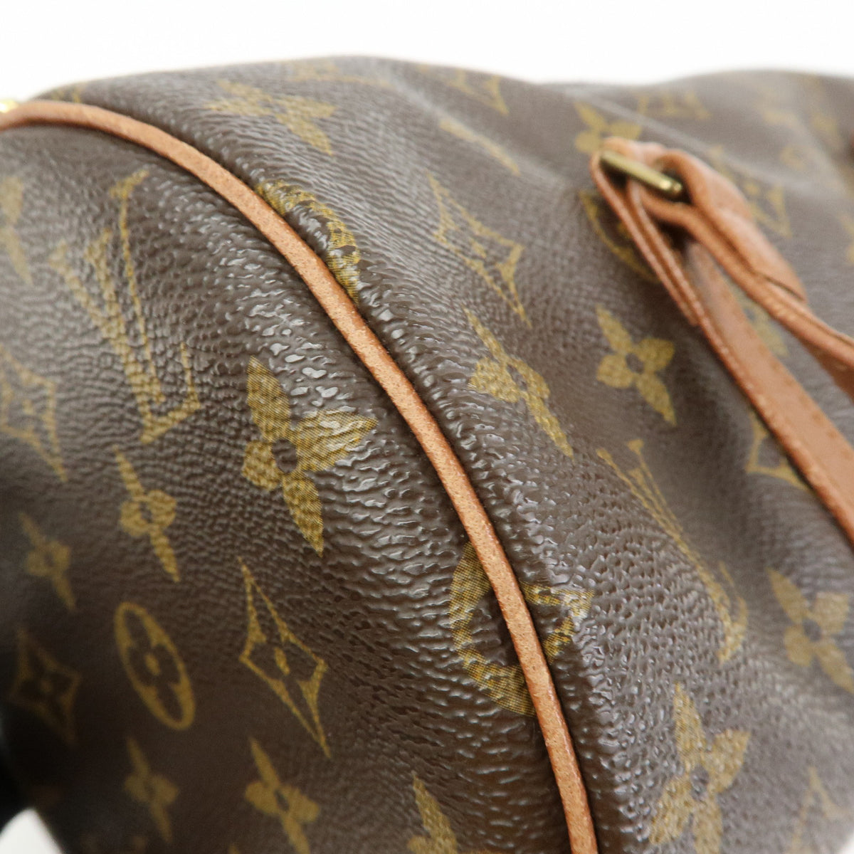 Louis Vuitton Monogram Papillon 30 Hand Bag Brown M51365