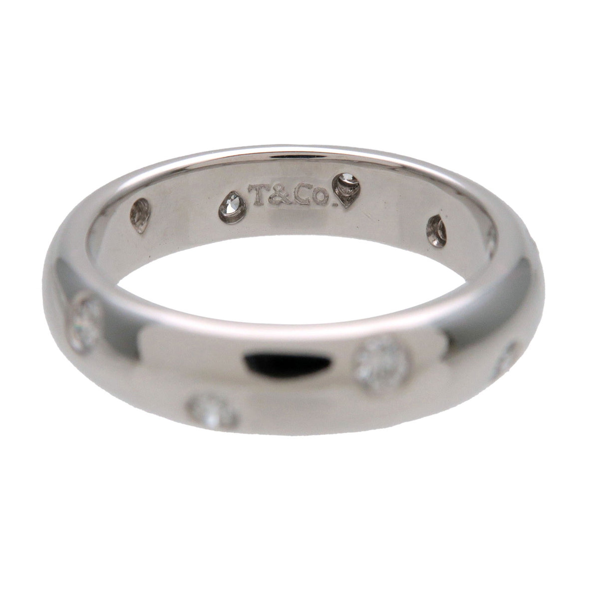 Tiffany&Co Dots Diamond Ring PT950 Platinum US5 EU49.5