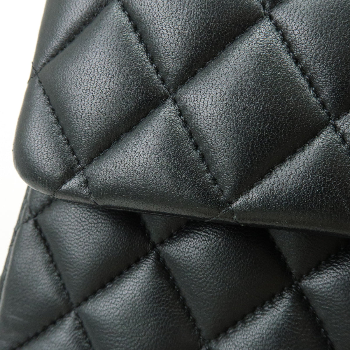 CHANEL Matelasse 23 Lambskin Double Flap Chain Shoulder Bag A01113