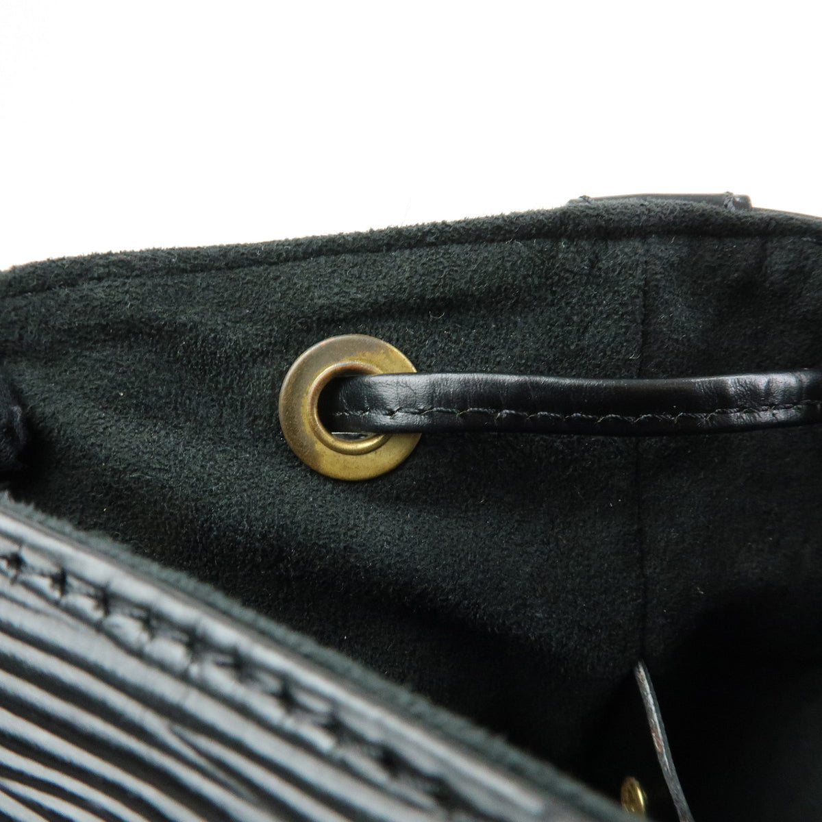 Louis Vuitton Epi Petit Noe Leather Shoulder Bag Noir Black M59012