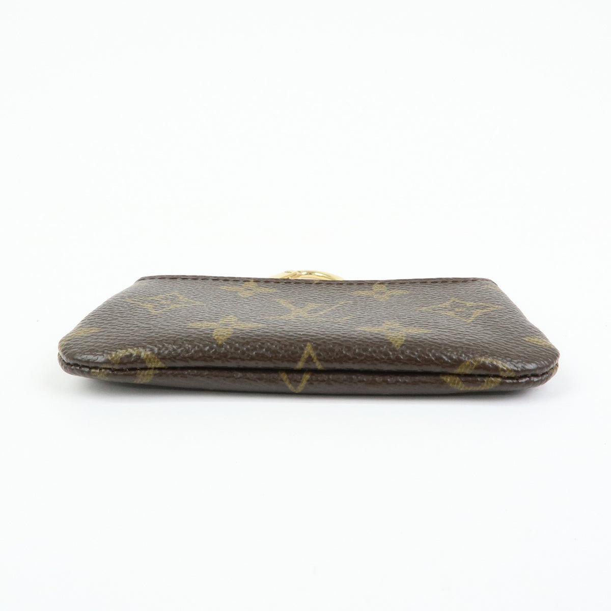 Louis Vuitton Monogram Pochette Cles Coin Case Key Case Brown M62650