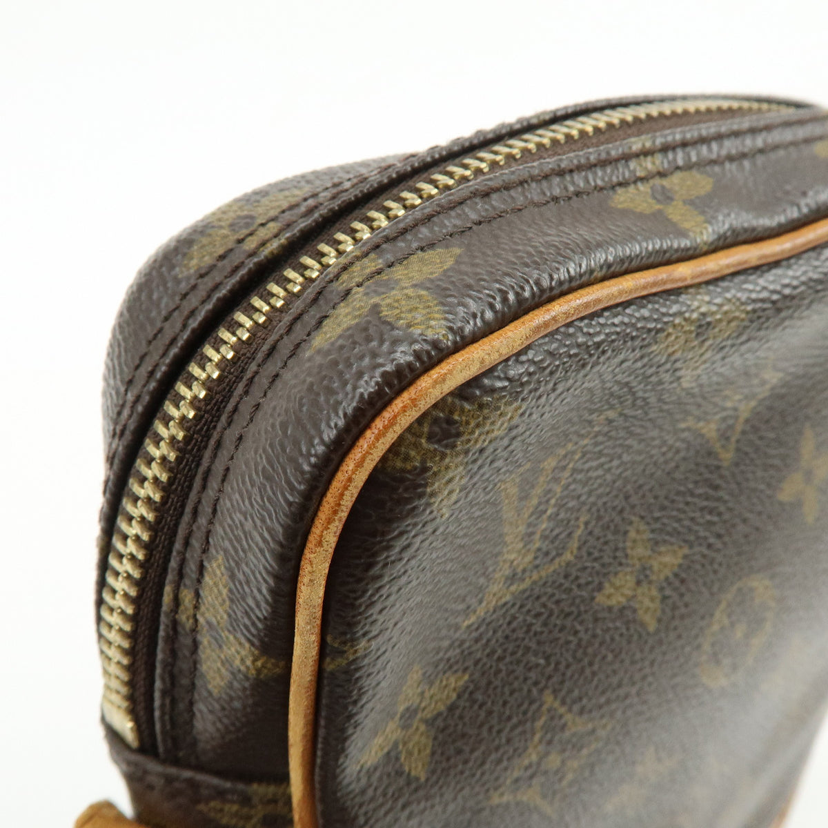 Louis Vuitton Monogram Danube Shoulder Bag Crossbody Bag Brown M45266