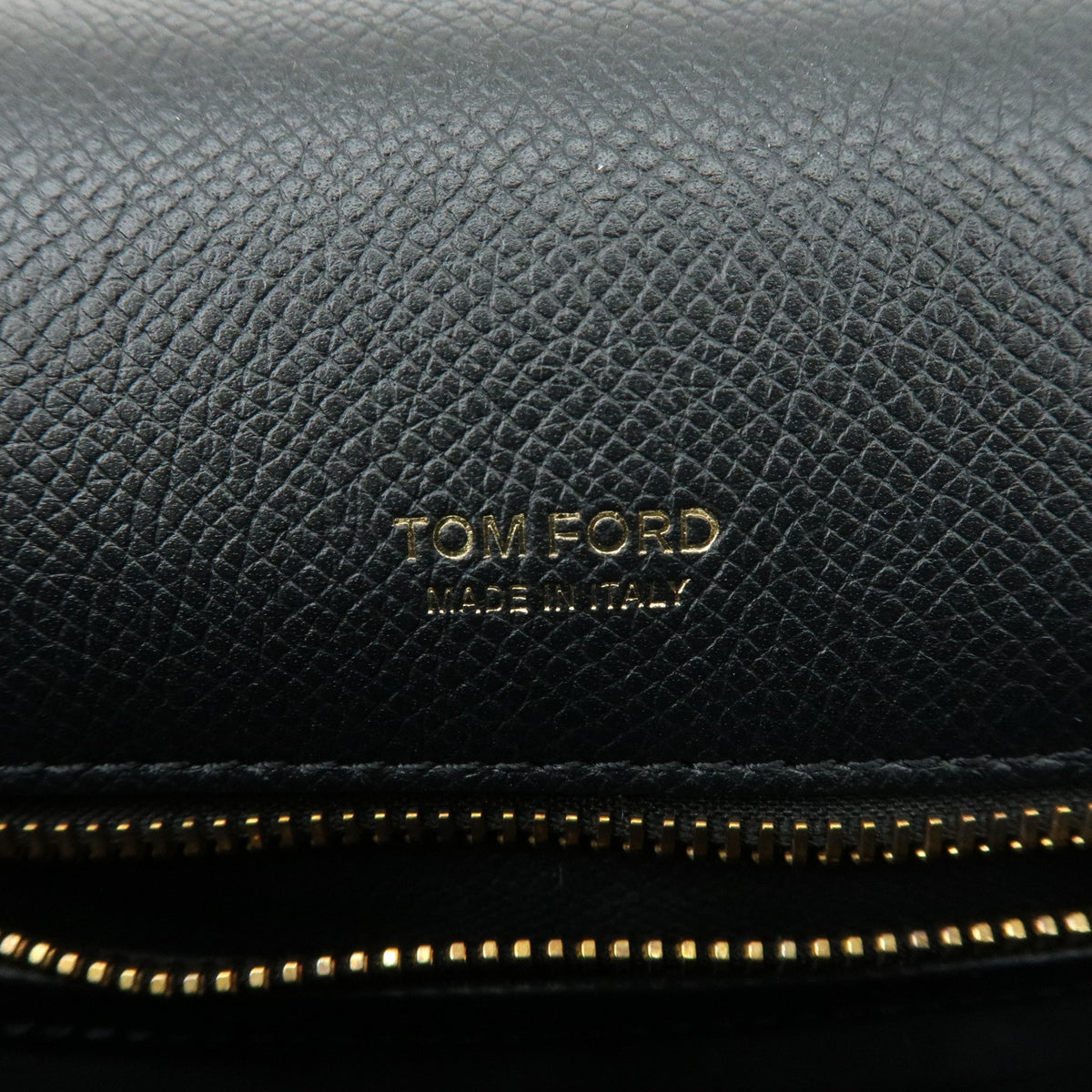 TOM FORD Tara Leather Shoulder Bag Crossbody Bag Black