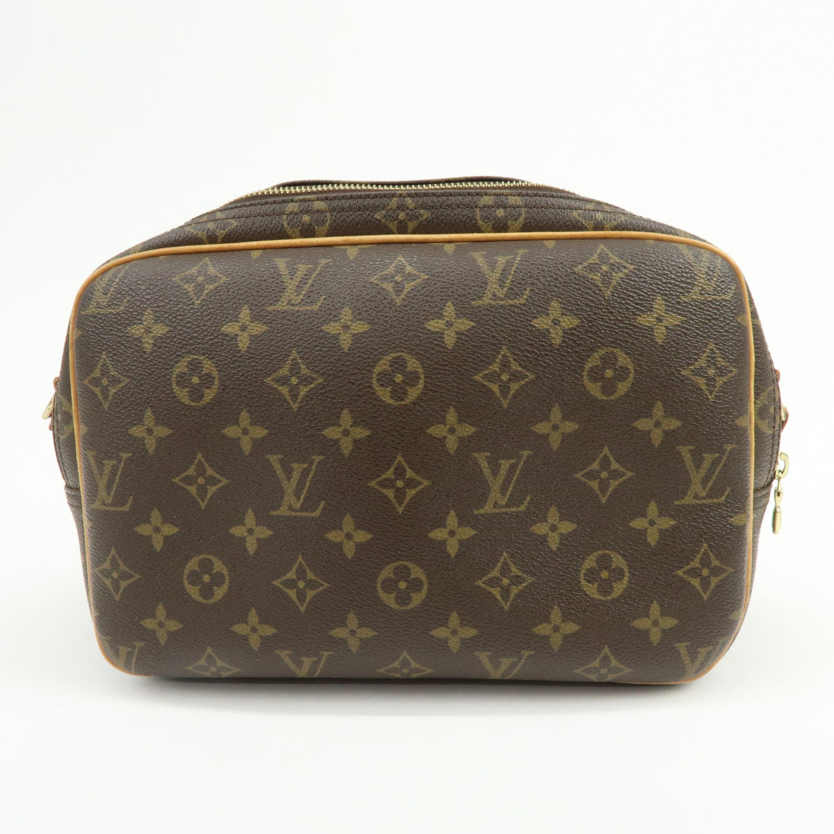 Louis Vuitton Monogram Reporter PM Shoulder Crossbody Bag Brown M45254