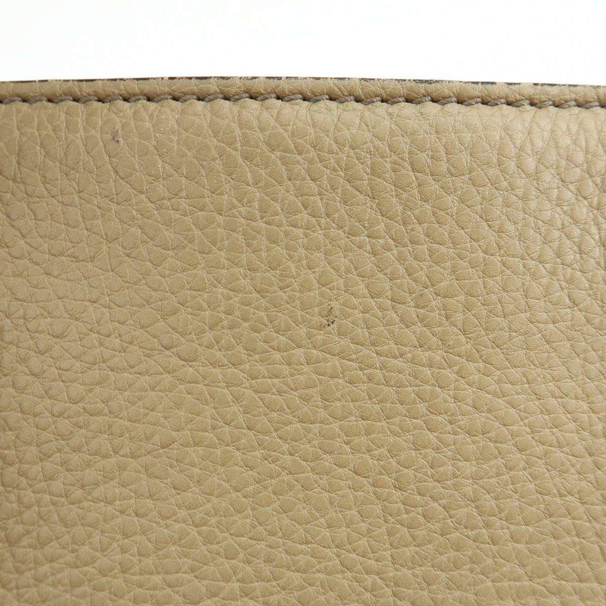 GUCCI SOHO Interlocking G Leather Shoulder Bag Hand Bag Beige 308363