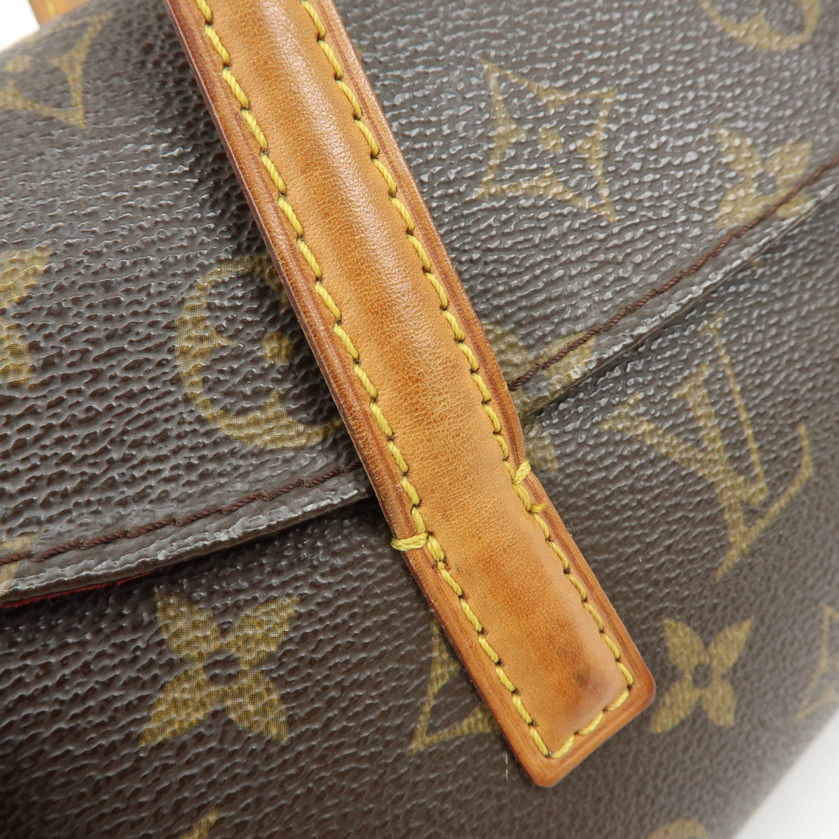 Louis Vuitton Monogram Canvas Sonatine Hand Bag Brown M51902