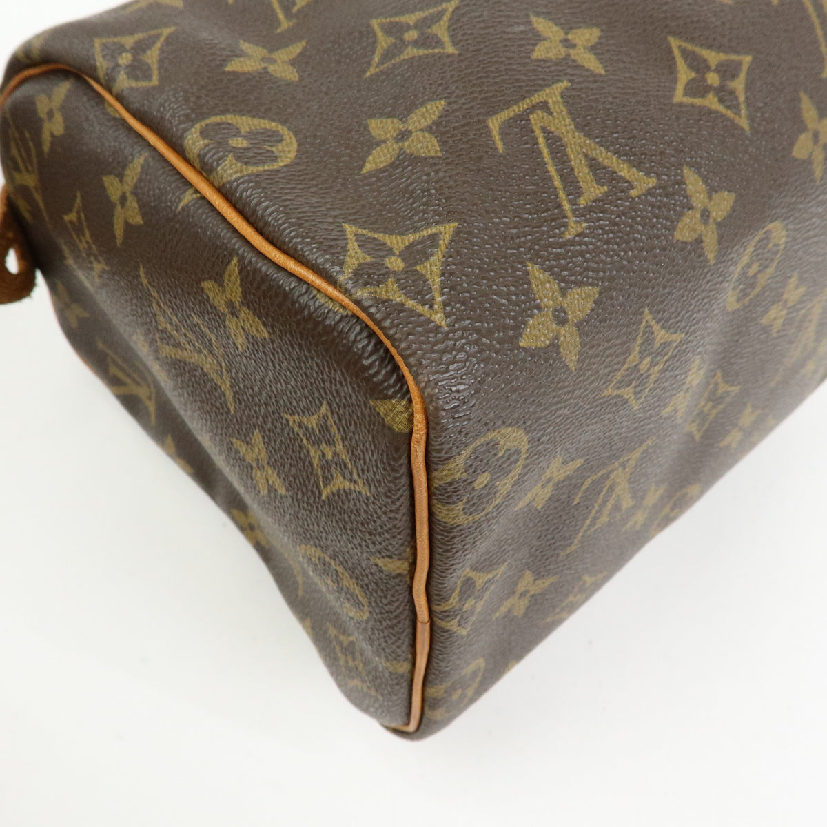 Louis Vuitton Monogram Speedy 25 Boston Bag Hand Bag Brown M41528