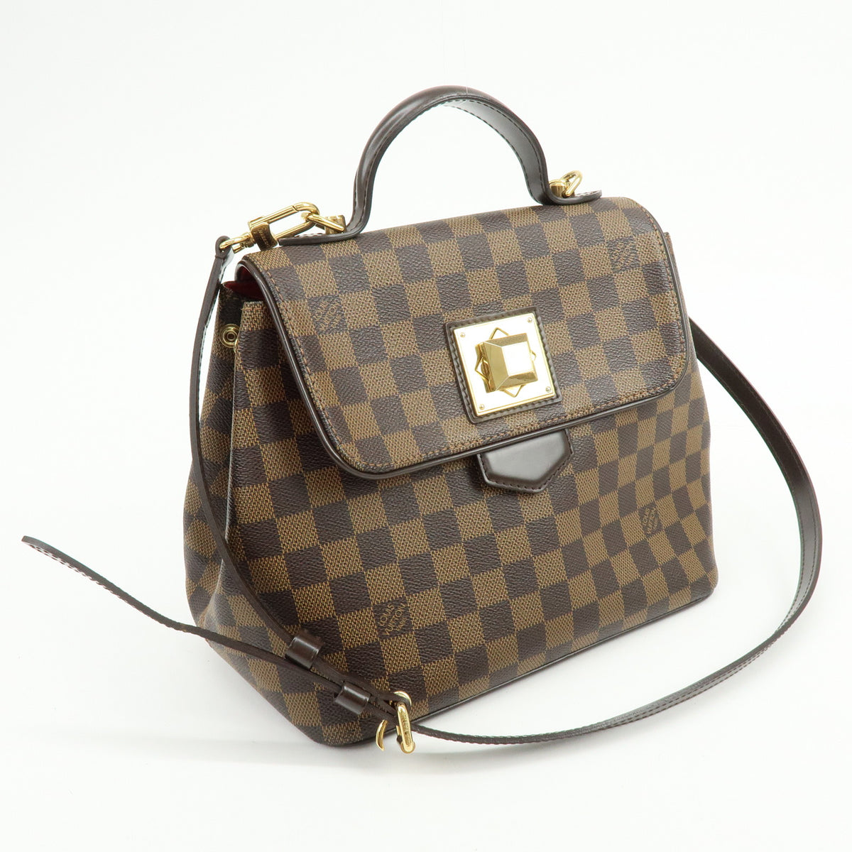 Louis Vuitton Damier Bergamo PM Canvas Leather 2Way shoulder Bag N41167