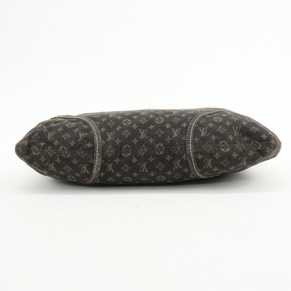 Louis Vuitton Monogram Mini Lin Manon MM Shoulder Bag Ebene M95619