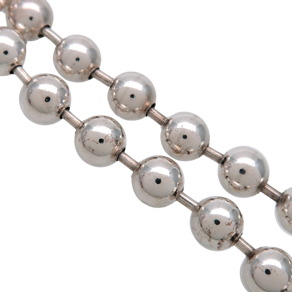 GUCCI Ball Chain Toggle Bracelet SV925 Silver