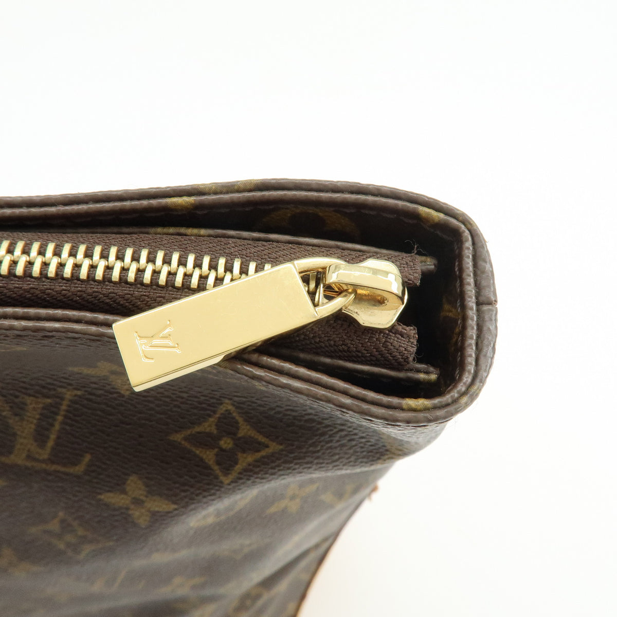 Louis Vuitton Monogram Cabas Mezzo Tote Bag Shoulder Bag Brown M51151