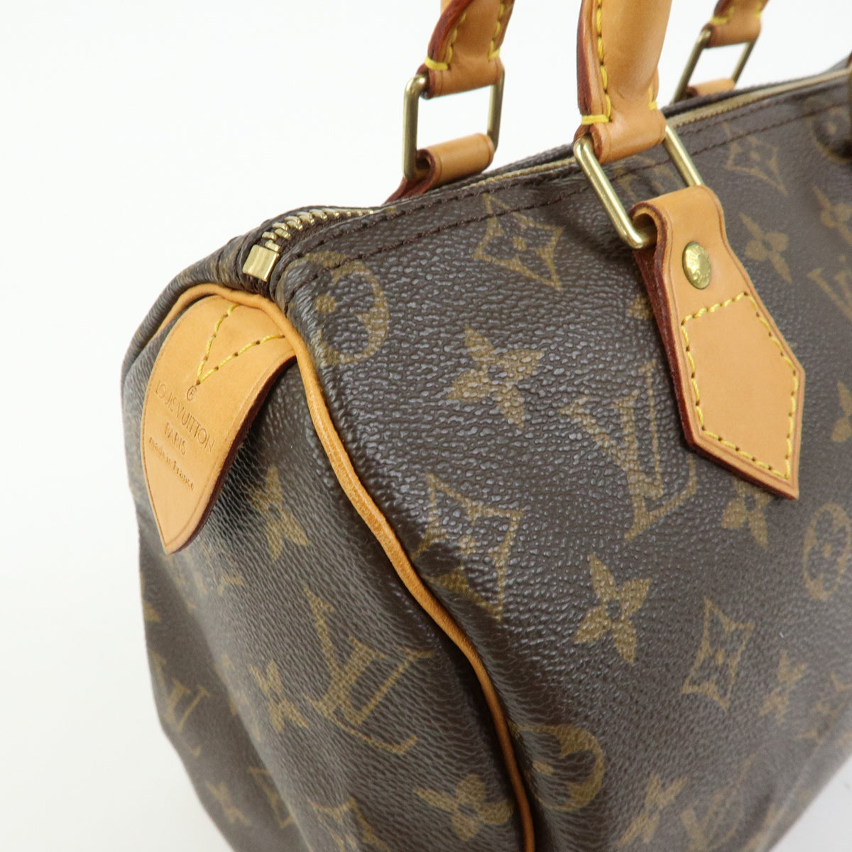 Louis Vuitton Monogram Speedy 25 Boston Bag Hand Bag Brown M41528