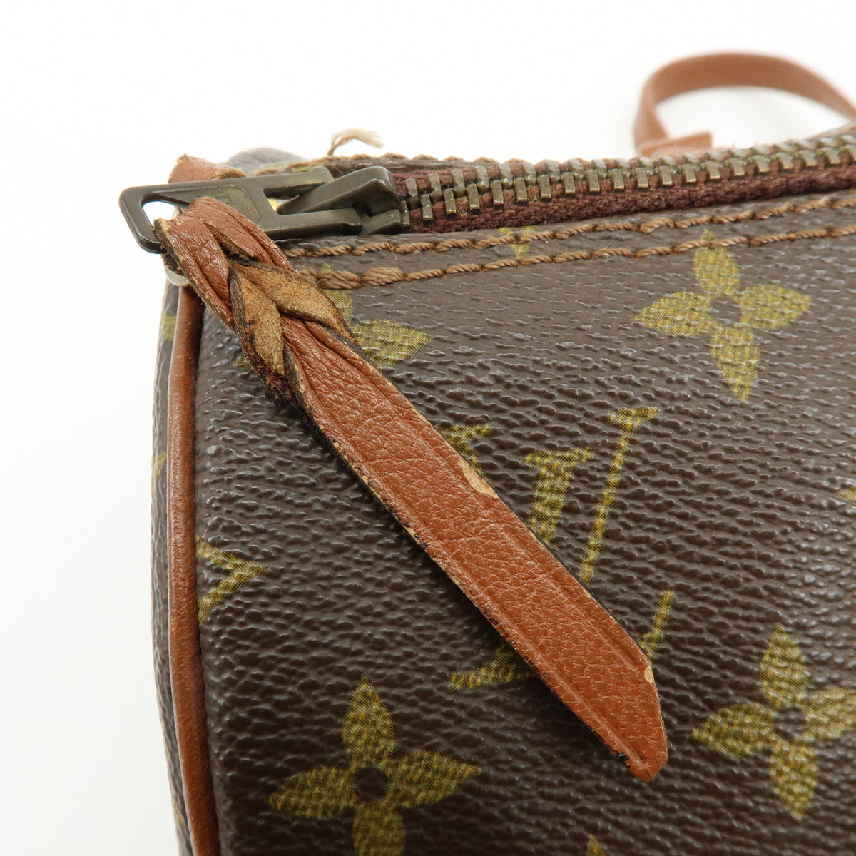 Louis Vuitton Monogram Papillon 30 Hand Bag Brown M51365