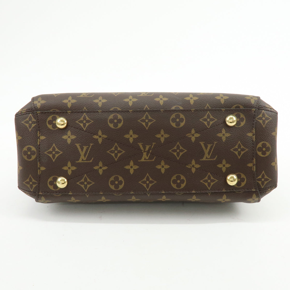 Louis Vuitton Monogram Montaigne MM 2Way Bag Hand Bag Brown M41056