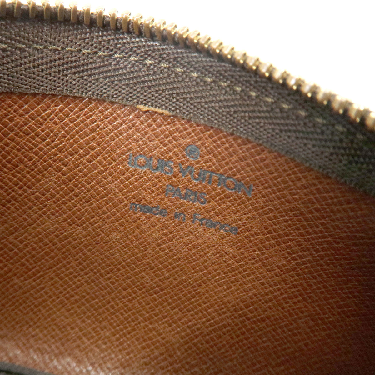 Louis Vuitton Monogram Pochette Cles Coin Case Key Case Brown M62650