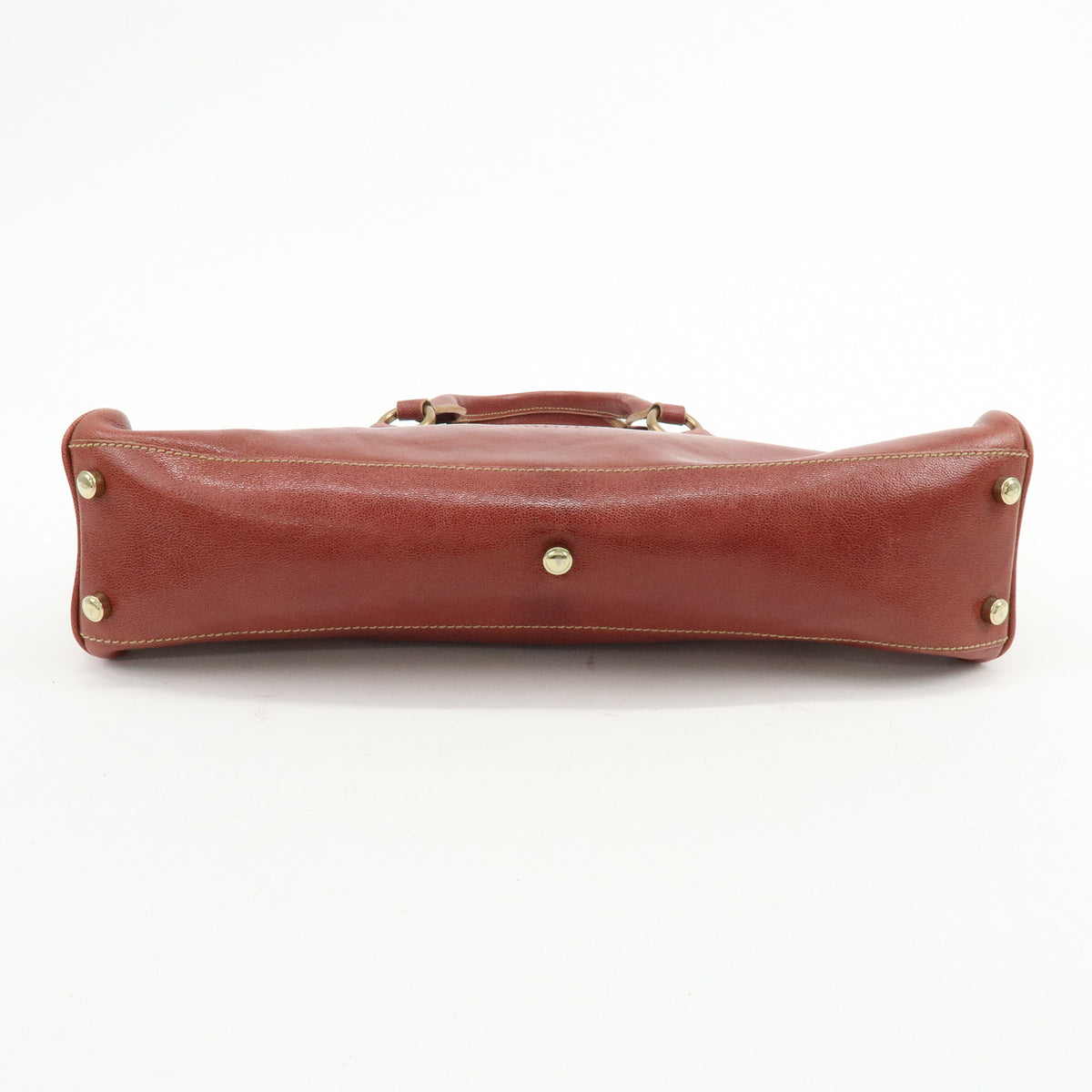 Cartier Marcello de Cartier Leather Hand Bag Tote Bag Red
