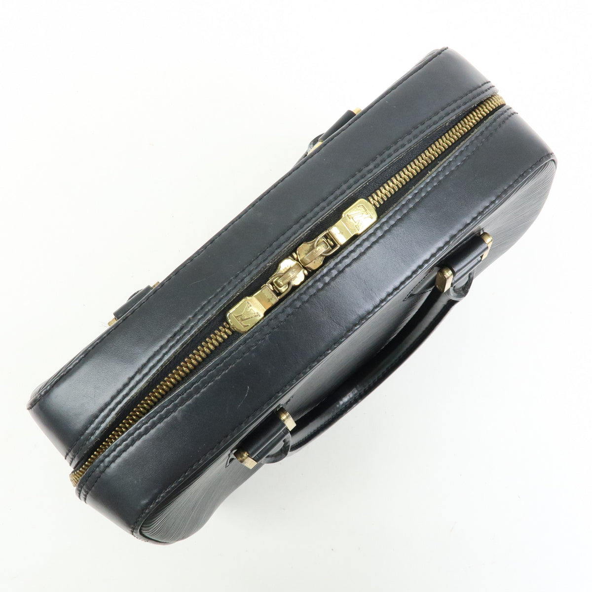 Louis Vuitton Epi Sablons Leather Hand Bag Noir Black M52042
