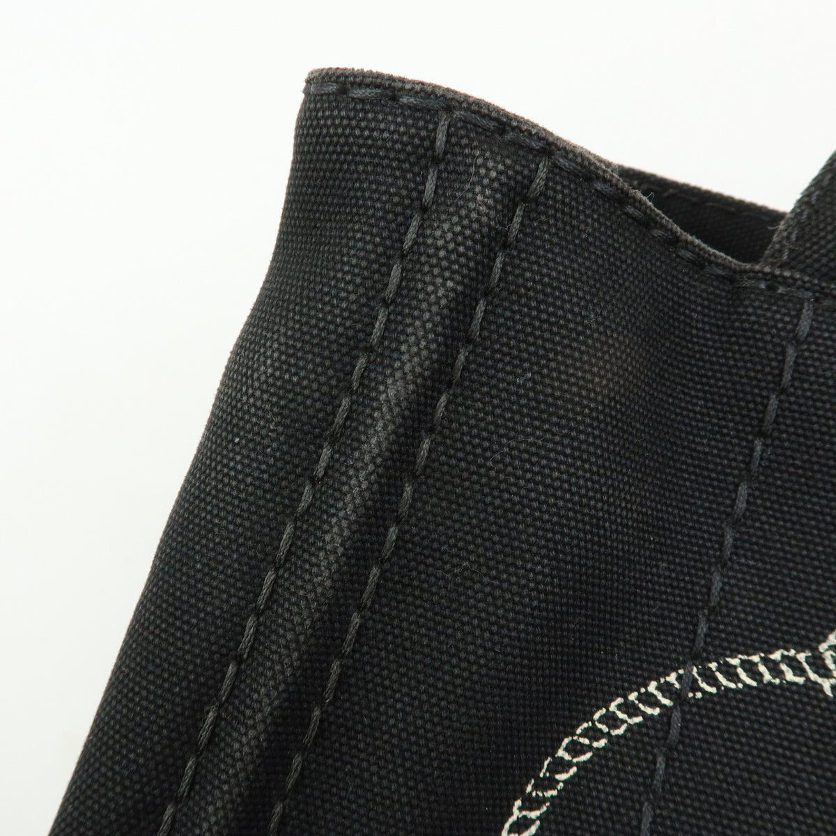 PRADA Triangle Logo Canapa Mini 2Way Bag Hand Shoulder Bag Black B2439G