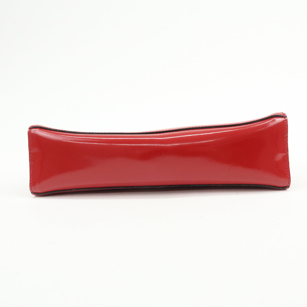 Ferragamo Patent Leather Shoulder Bag Crossbody Bag Red